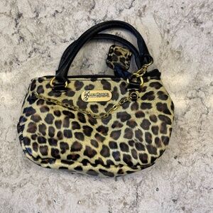 Lori  Greiner leopard mini purse‎ pouch